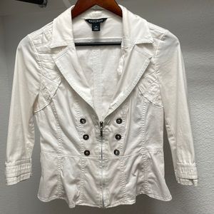 White Blazer by White House Black Market